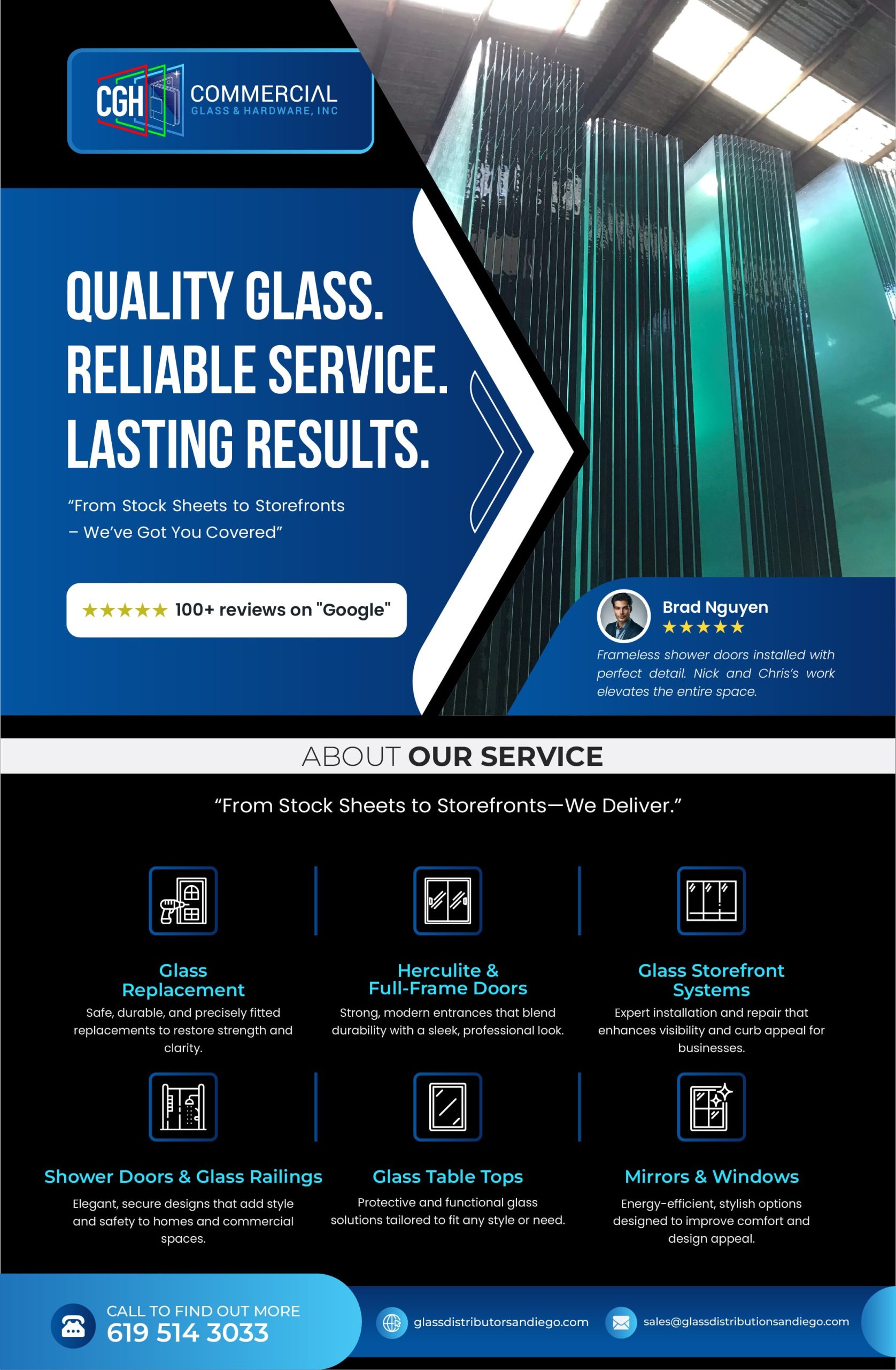 Services- Glass Distribution San Diego